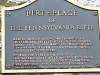 Plaque marking the Birthplace of the Pennsylvania Rifle