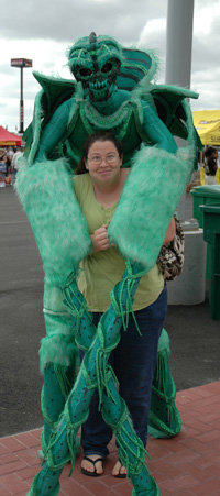 Trina attacked by Monster at the Monster Mile
